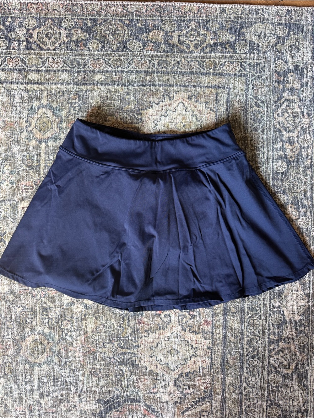 Addison Bay Navy Tennis Skirt